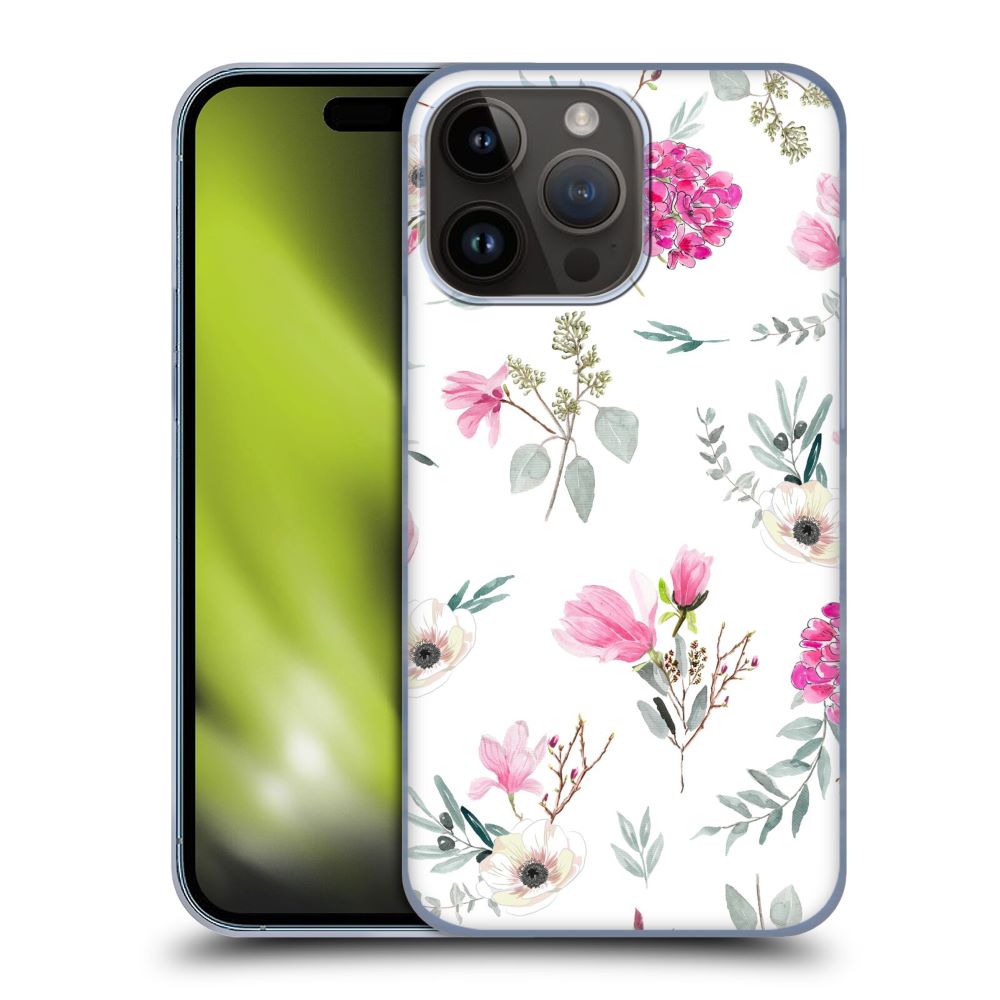 ANIS ILLUSTRATION アニス Flower Pattern 4 Pink Blanco ハード case 公式 オフィシャル