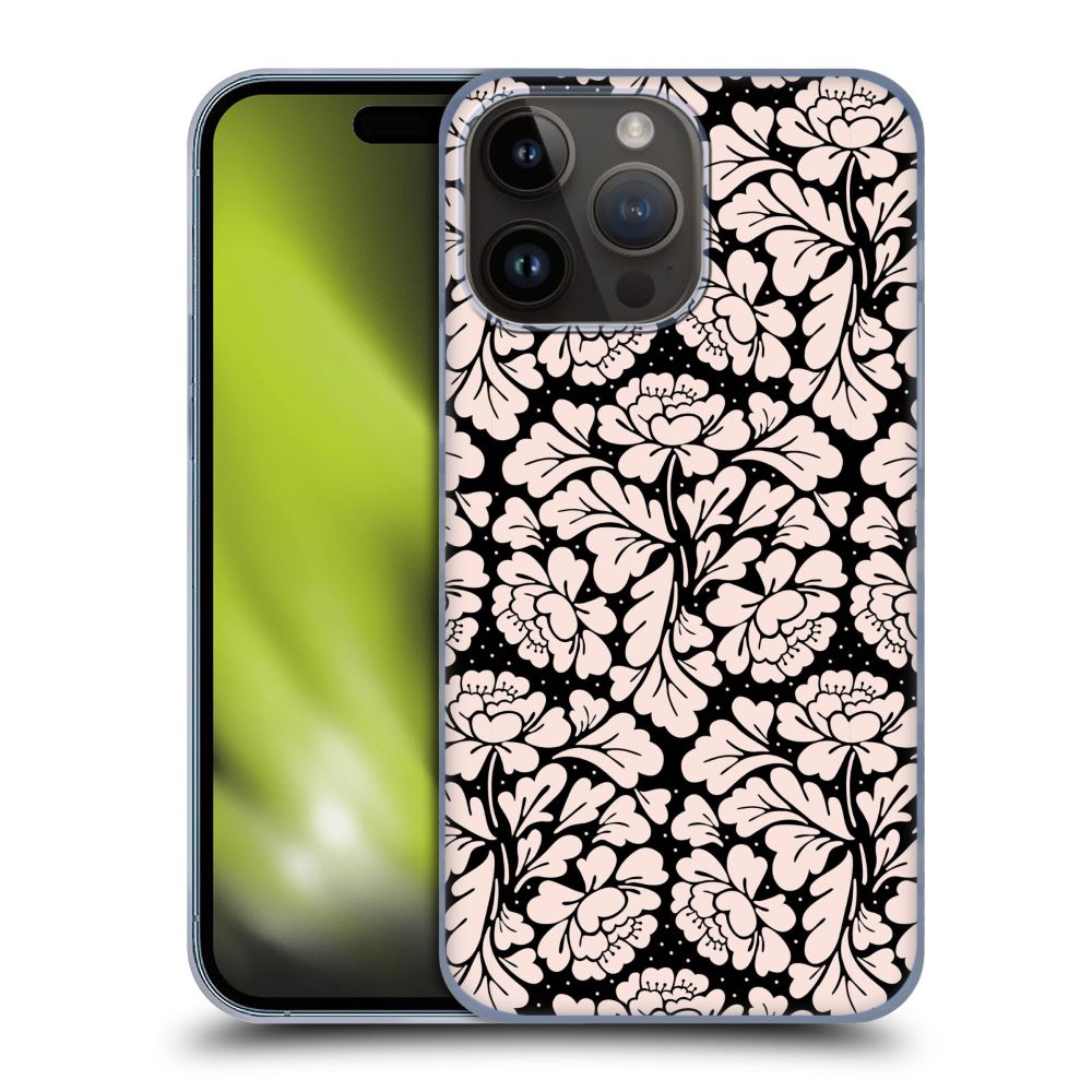 ANIS ILLUSTRATION - Flower Pattern 2 / Black 1 ハード case