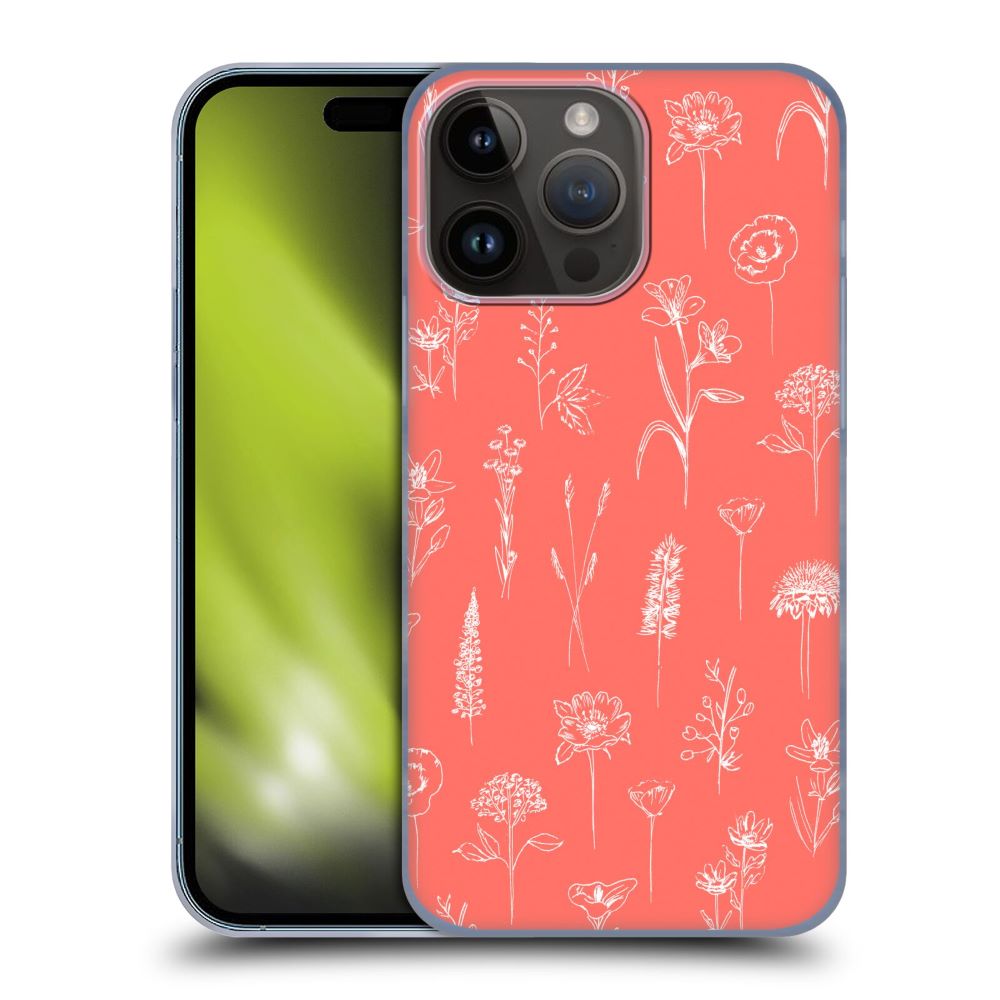 ANIS ILLUSTRATION - Flower Pattern 2 / Coral ハード case