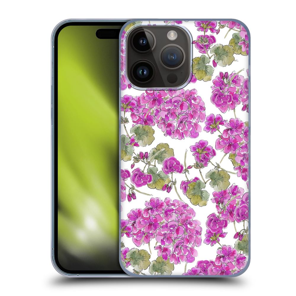 ANIS ILLUSTRATION / Flower Pattern 2 - Purple ハード case