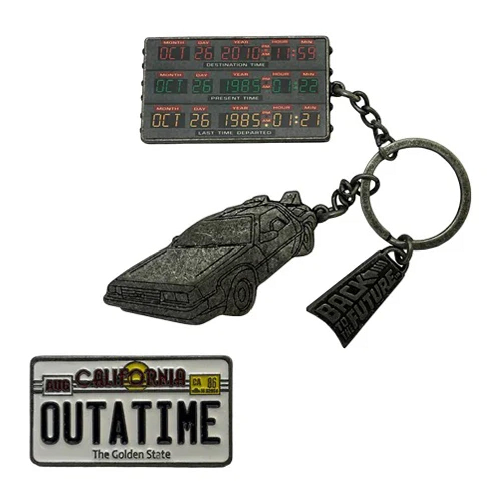 
                  
                    BACK TO THE FUTURE (「BTTF2」 35周年 ) CHS Keychain And Pin セット 公式
                  
                