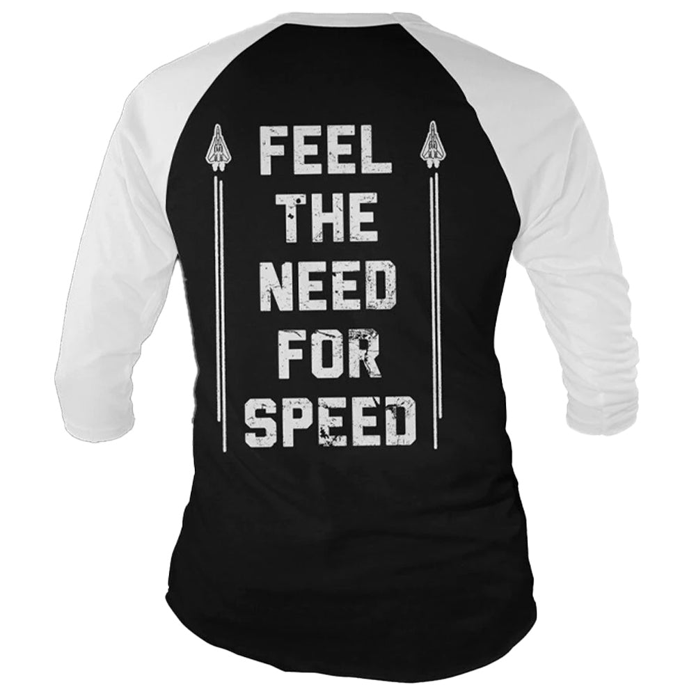 
                  
                    TOP GUN トップガン - Need For Speed / ラグラン七分袖 / バックプリントあり / Tシャツ / メンズ
                  
                