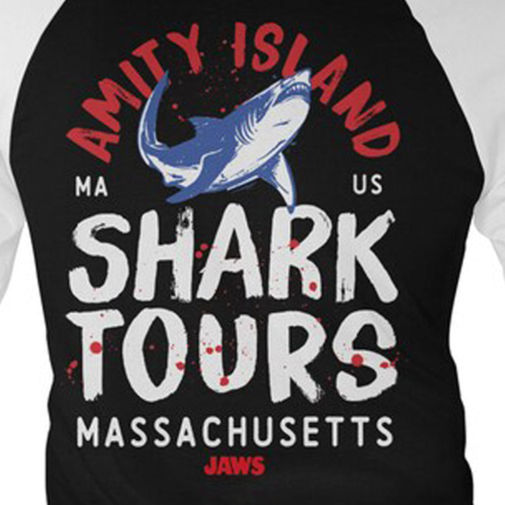 
                  
                    JAWS ジョーズ - Island Shark Tours / ラグラン七分袖 / バックプリントあり / Tシャツ / メンズ
                  
                