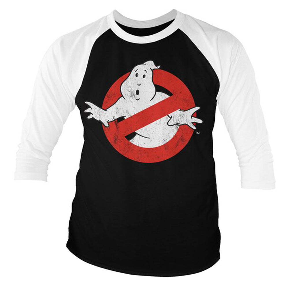 GHOSTBUSTERS - Distressed Logo / ラグラン七分袖