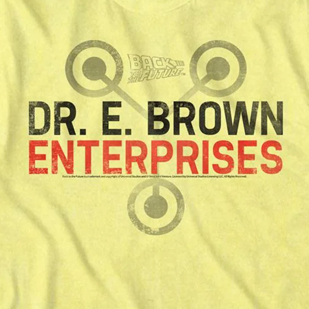 BACK TO THE FUTURE バックトゥザフューチャー (「BTTF2」 35周年 ) - DR.E.BROWN ENTERPRISES / Tシャツ / メンズ 【公式 / オフィシャル】