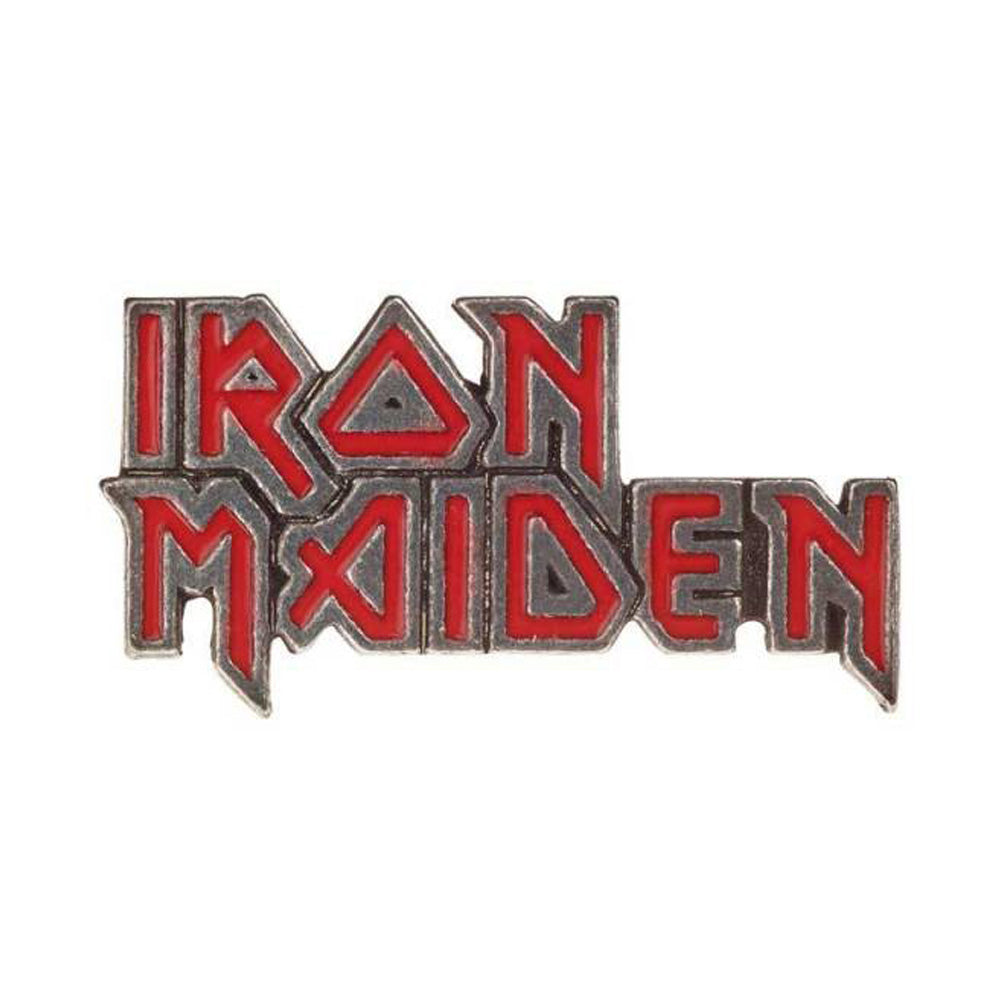 IRON MAIDEN アイアンメイデン (9月 来日 ) - ENAMELLED LOGO / Alchemy（ブランド) / バッジ 【公式 / オフィシャル】