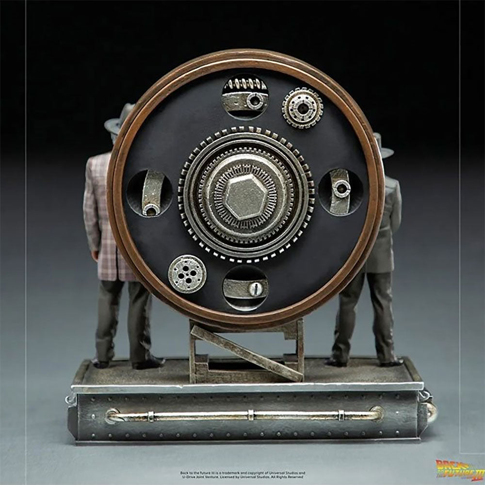 
                  
                    BACK TO THE FUTURE バックトゥザフューチャー (BTTF2 公開 35周年 ) - Part III Marty and Doc at the Clock 1:10 Art Scale Limited Edition Statue / フィギュア・人形 【公式 / オフィシャル】
                  
                