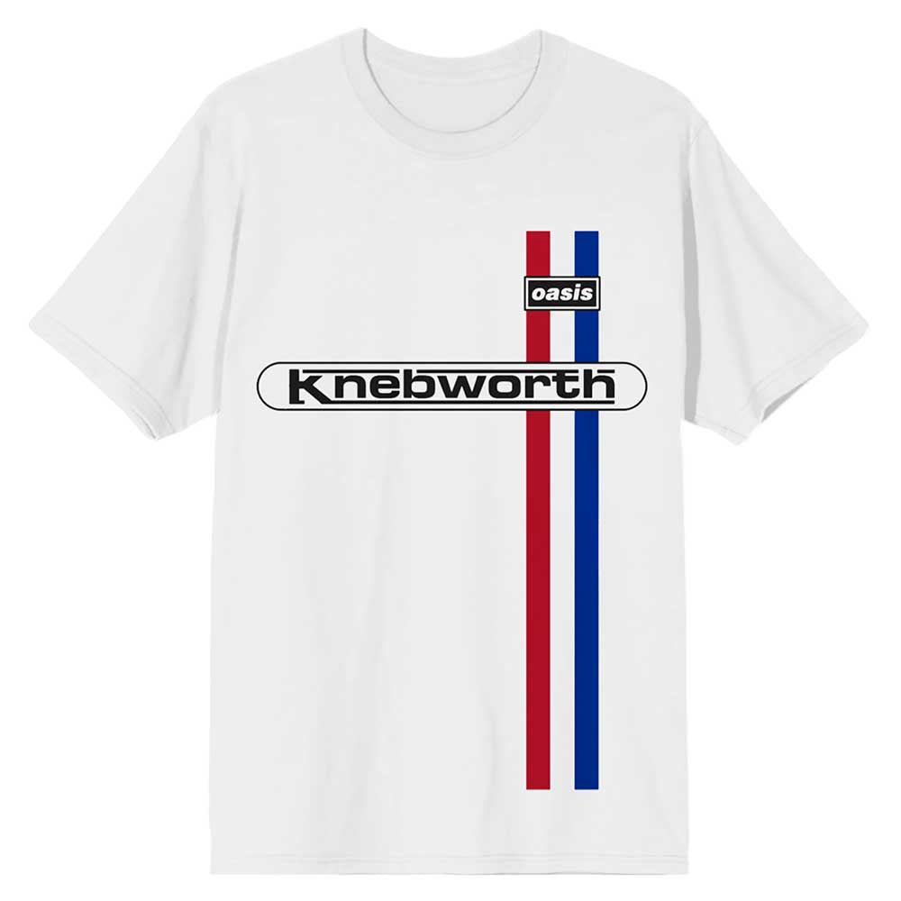 OASIS オアシス (2025 10月 来日 記念 ) - Knebworth Vertical Stripe / Tシャツ / メンズ 【公式 / オフィシャル】