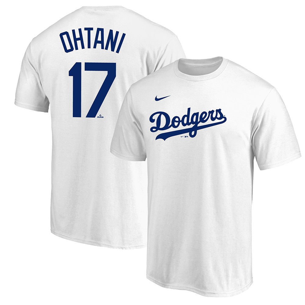 SHOHEI OHTANI 大谷翔平 - NIKE LOS ANGELES DODGERS ネーム&ナンバー / 限定 / バックプリントあり / Tシャツ / メンズ 【公式 / オフィシャル】