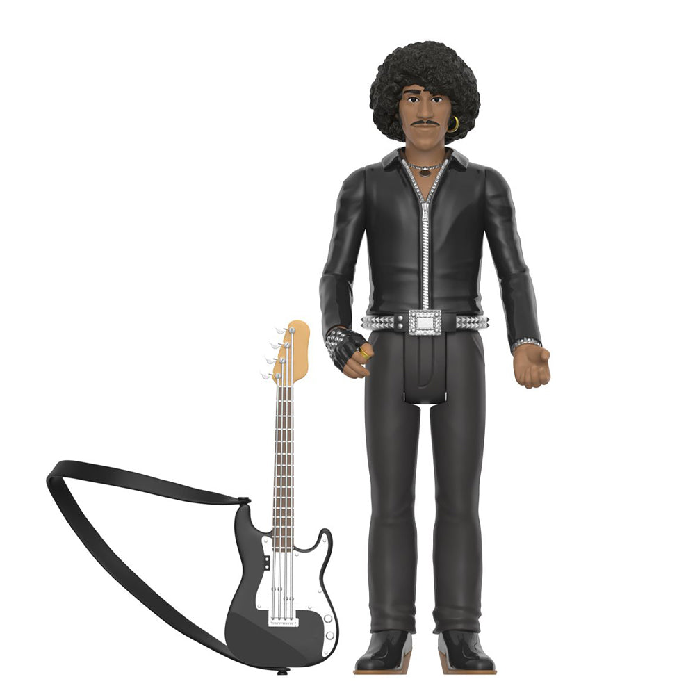 THIN LIZZY - (結成 55周年 ) - Phil Lynott Black Leather 3 3/4-Inch ReAction Figure