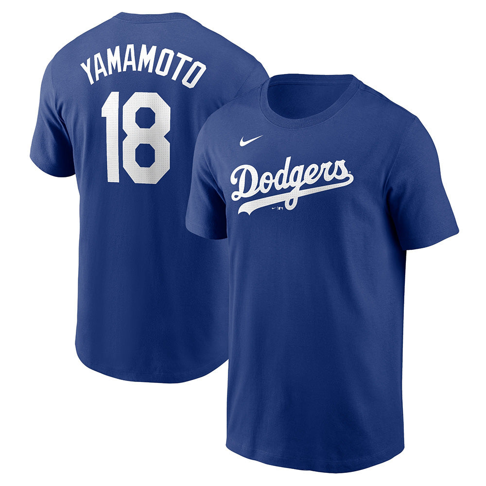 YOSHINOBU YAMAMOTO - NIKE LOS ANGELES DODGERS ネーム&ナンバー / 限定 / バックプリントあり