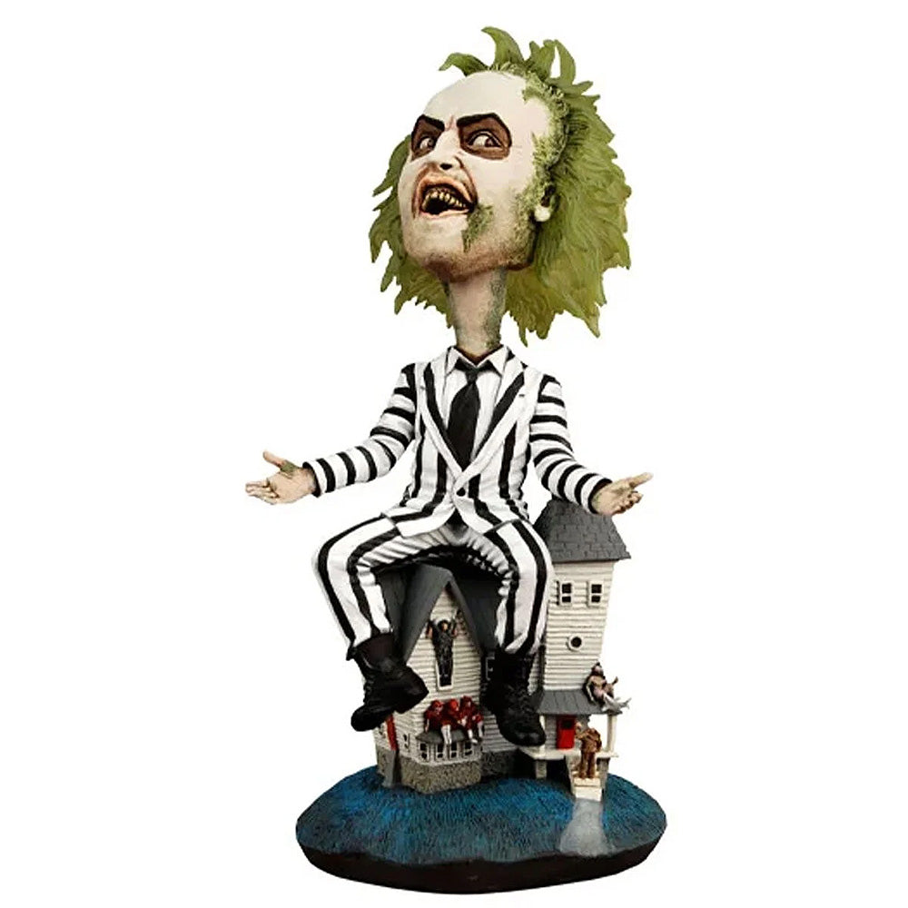 【予約商品】 BEETLEJUICE ビートルジュース (9月 新作公開 ) - Striped Suit Head Knocker Bobblehead / フィギュア・人形 【公式 / オフィシャル】