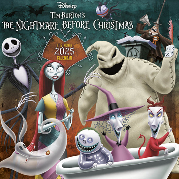 NIGHTMARE BEFORE CHRISTMAS ナイトメアー・ビフォア・クリスマス (公開 30周年 記念 ) - CALENDAR 2025  / カレンダー・ダイアリー 【公式 / オフィシャル】