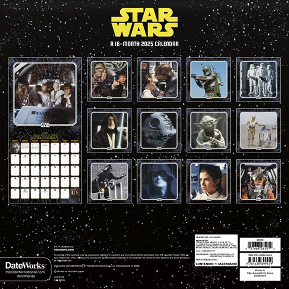 
                  
                    STAR WARS スターウォーズ (「エピソード1」 25周年 ) - Saga CALENDAR 2025 / カレンダー・ダイアリー 【公式 / オフィシャル】
                  
                