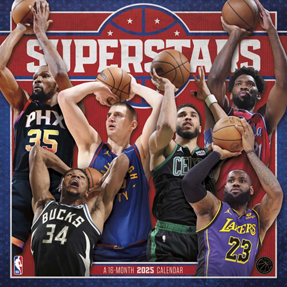 
                  
                    NBA エヌビーエー - Superstars CALENDAR 2025 / カレンダー・ダイアリー 【公式 / オフィシャル】
                  
                