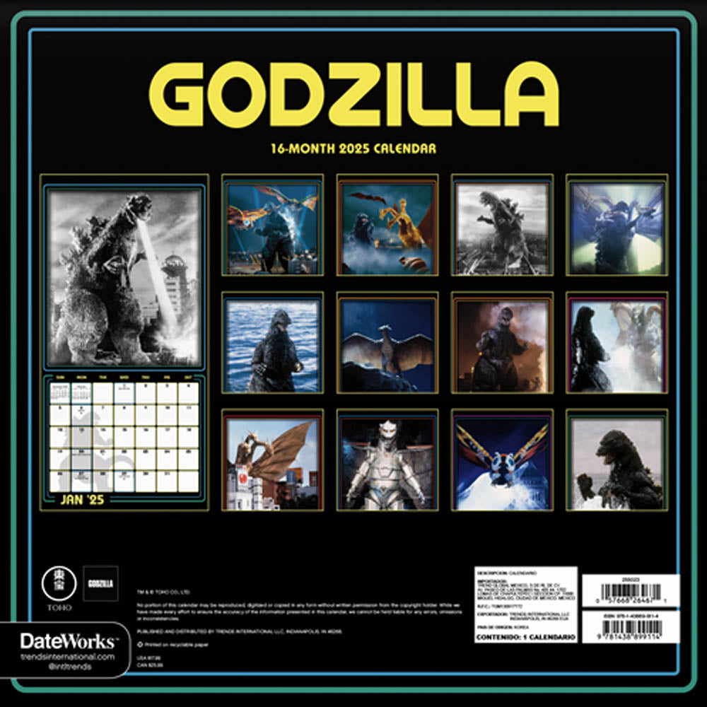 
                  
                    GODZILLA ゴジラ - 1954 / 2025 CALENDAR / カレンダー・ダイアリー 【公式 / オフィシャル】
                  
                