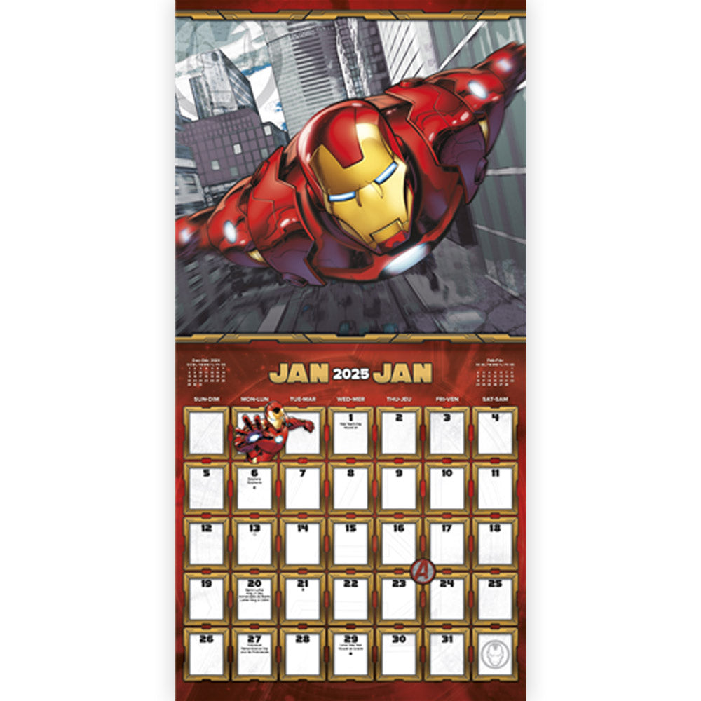 AVENGERS アベンジャーズ (2025年 新作 公開予定 ) CALENDAR 2025 カレンダー・ダイアリー 公式 オフィシャル