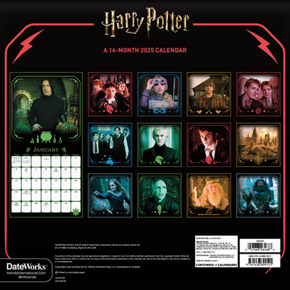 
                  
                    HARRY POTTER ハリーポッター - CALENDAR 2025 / カレンダー・ダイアリー 【公式 / オフィシャル】
                  
                