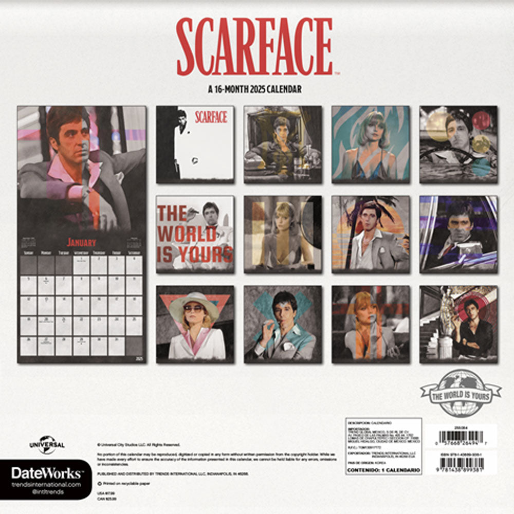 
                  
                    SCARFACE スカーフェイス - CALENDAR 2025 / カレンダー・ダイアリー 【公式 / オフィシャル】
                  
                