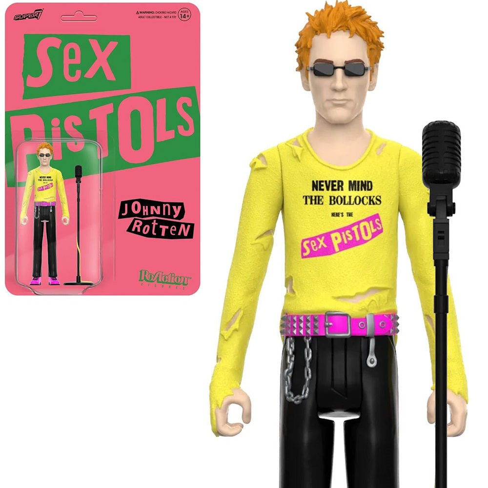 SEX PISTOLS セックスピストルズ (シド 追悼 45周年 ) - FIGURE REACTION JOHNNY ROTTEN / フィギュア・人形 【公式 / オフィシャル】