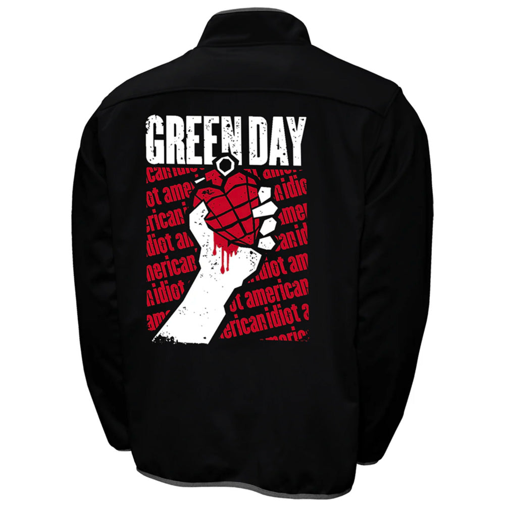 
                  
                    【予約商品】 GREEN DAY グリーンデイ (2025年 2月 来日 ) - American Idiot 20周年記念 / Softshell Jacket / バックプリントあり / アウター / メンズ
                  
                