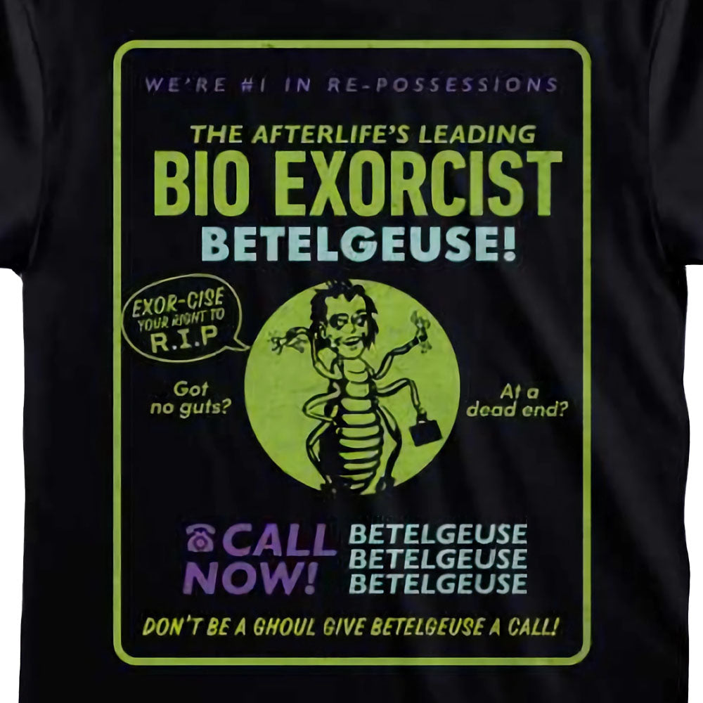 
                  
                    BEETLEJUICE ビートルジュース (9月 新作公開 ) - Bio Exorcist / バックプリントあり / Tシャツ / メンズ
                  
                