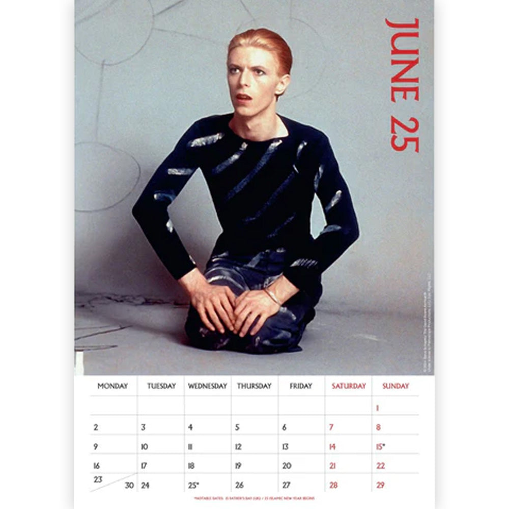 
                  
                    【予約商品】 DAVID BOWIE デヴィッドボウイ - 2025 A3 CALENDAR / カレンダー・ダイアリー 【公式 / オフィシャル】
                  
                