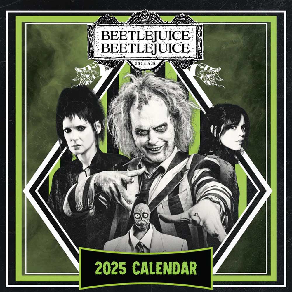 【予約商品】 BEETLEJUICE ビートルジュース (9月 新作公開 ) - 2025 SQUARE CALENDAR / カレンダー・ダイアリー 【公式 / オフィシャル】