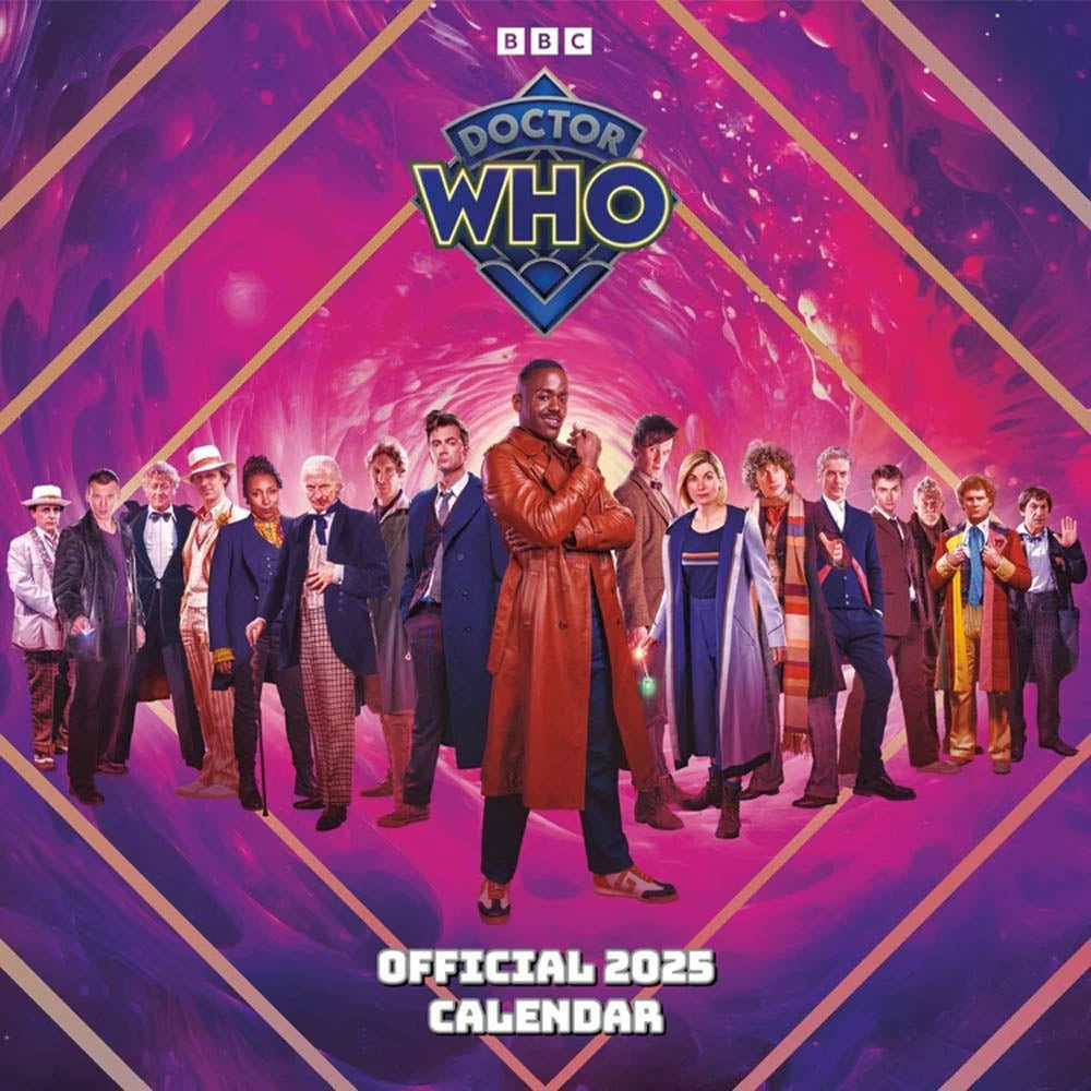 【予約商品】 DOCTOR WHO ドクターフー - CLASSIC EDITION 2025 SQUARE CALENDAR / カレンダー・ダイアリー 【公式 / オフィシャル】