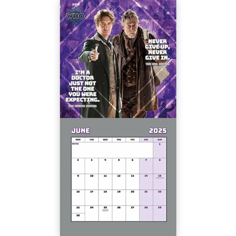 
                  
                    DOCTOR WHO ドクターフー - CLASSIC EDITION 2025 SQUARE CALENDAR / カレンダー・ダイアリー 【公式 / オフィシャル】
                  
                