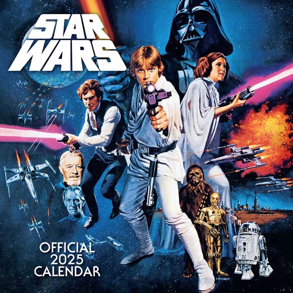 【予約商品】 STAR WARS スターウォーズ (「エピソード1」 25周年 ) - CLASSIC 2025 SQUARE CALENDAR / カレンダー・ダイアリー 【公式 / オフィシャル】