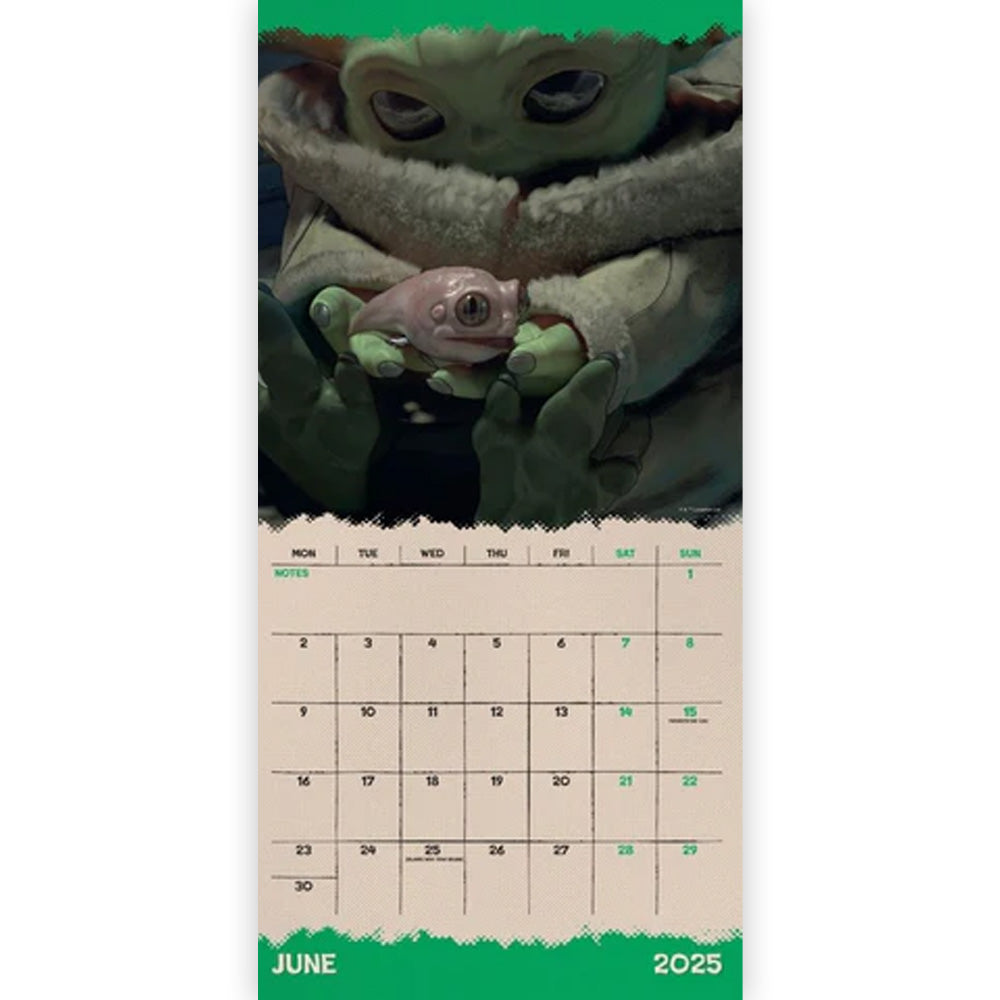 
                  
                    STAR WARS スターウォーズ (「エピソード1」 25周年 ) - THE MANDALORIAN GROGU 2025 SQUARE CALENDAR / カレンダー・ダイアリー
                  
                