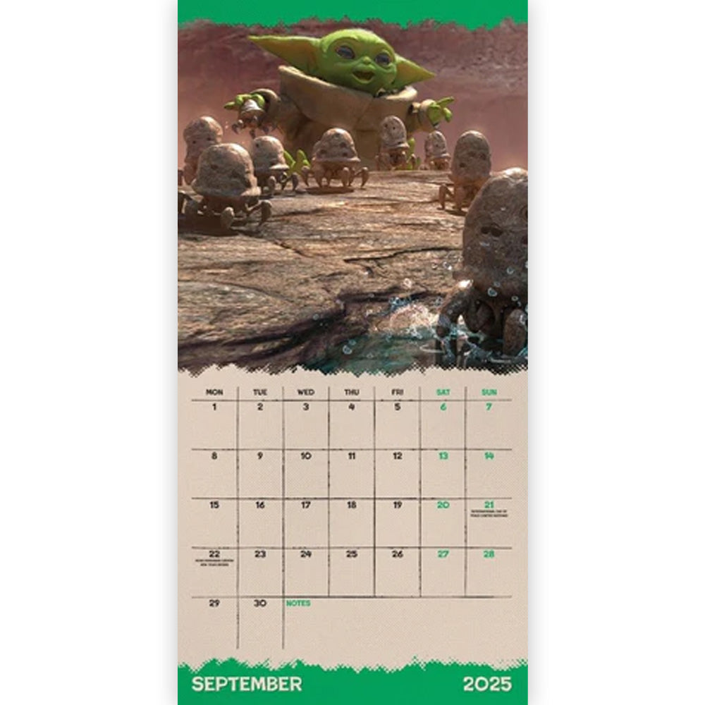 
                  
                    【予約商品】 STAR WARS スターウォーズ (「エピソード1」 25周年 ) - THE MANDALORIAN GROGU 2025 SQUARE CALENDAR / カレンダー・ダイアリー
                  
                