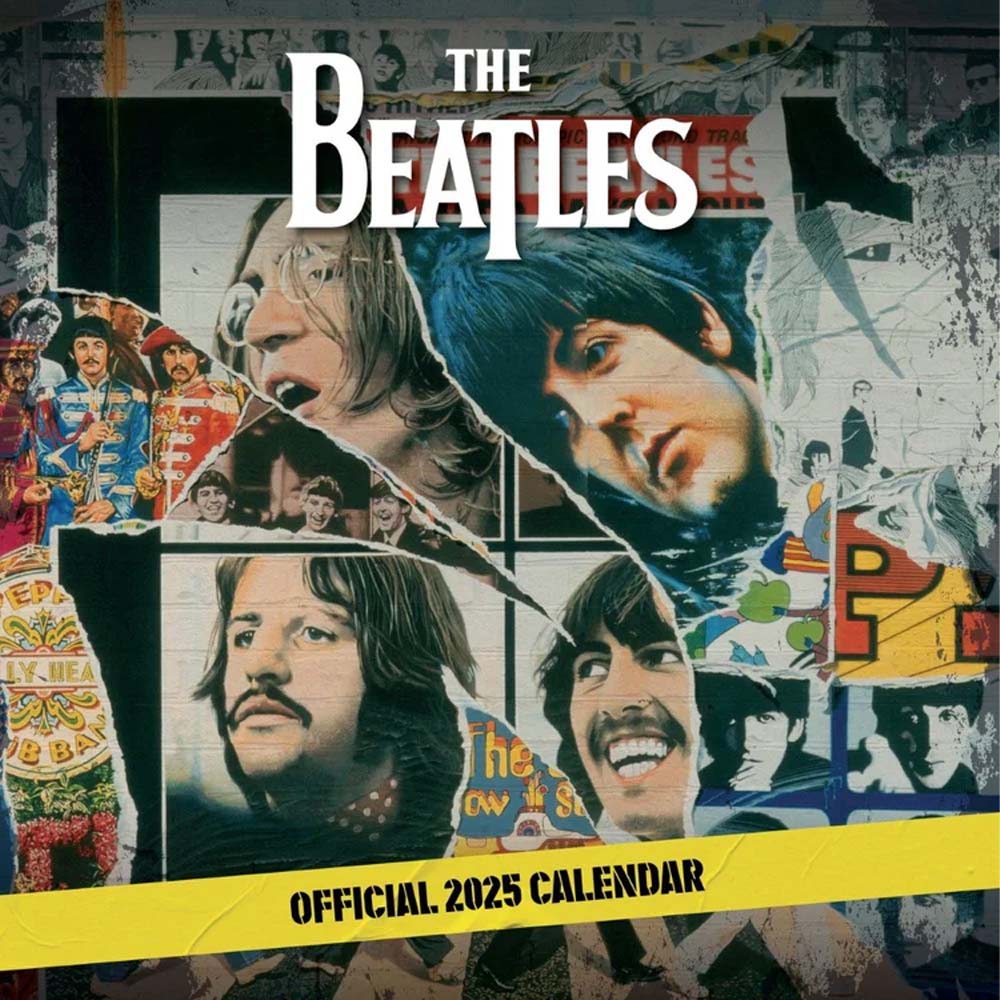 THE BEATLES - (ABBEY ROAD 55周年 ) - 2025 SQUARE CALENDAR