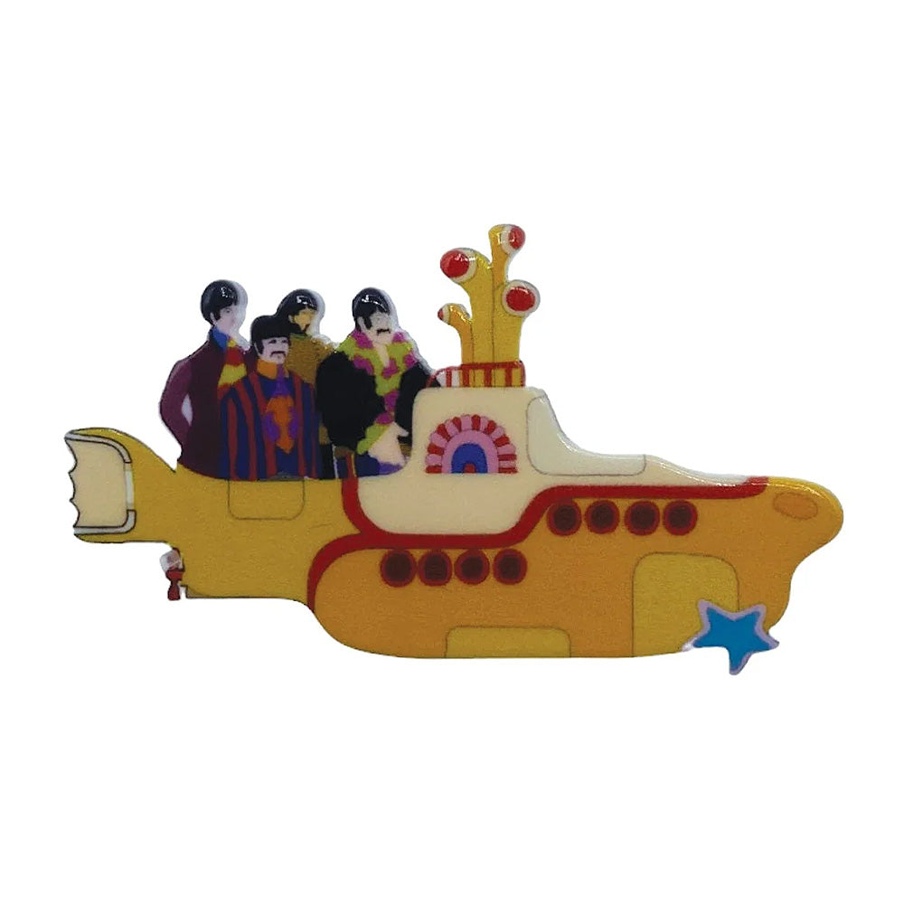 THE BEATLES ビートルズ (ABBEY ROAD 55周年 ) - Yellow Submarine Brooch / Disaster(U.K.ブランド) / ファッション雑貨 【公式 / オフィシャル】