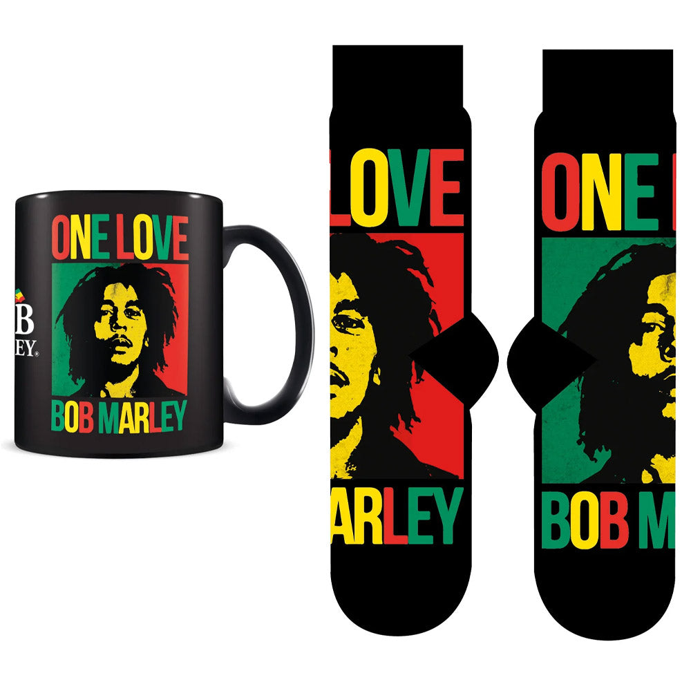 BOB MARLEY ボブマーリー - One Love / マグ & ソックスセット / マグカップ 【公式 / オフィシャル】