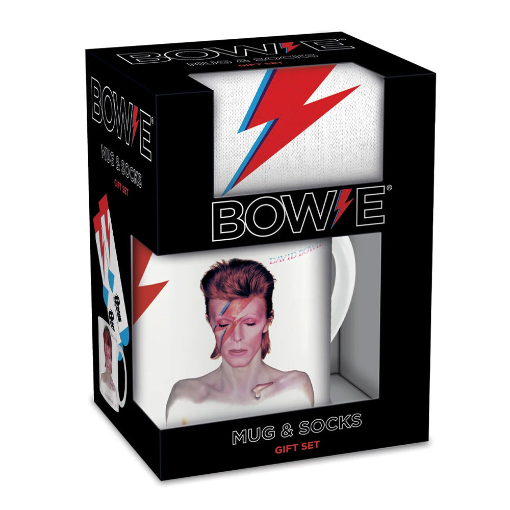 
                  
                    DAVID BOWIE デヴィッドボウイ - Aladdin Sane / マグ & ソックスセット / マグカップ 【公式 / オフィシャル】
                  
                