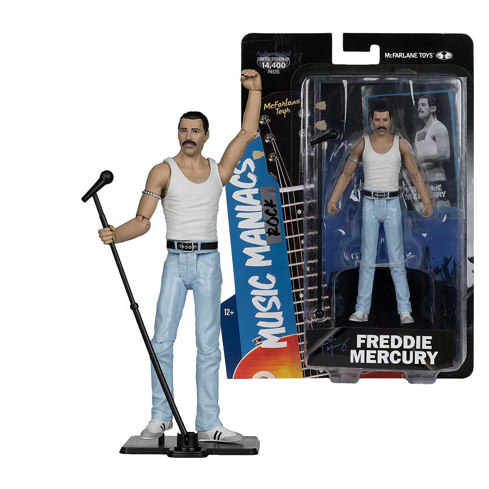 
                  
                    QUEEN クイーン (結成 55周年 ) - Freddie Mercury 6-Inch Scale Action Figure / フィギュア・人形
                  
                