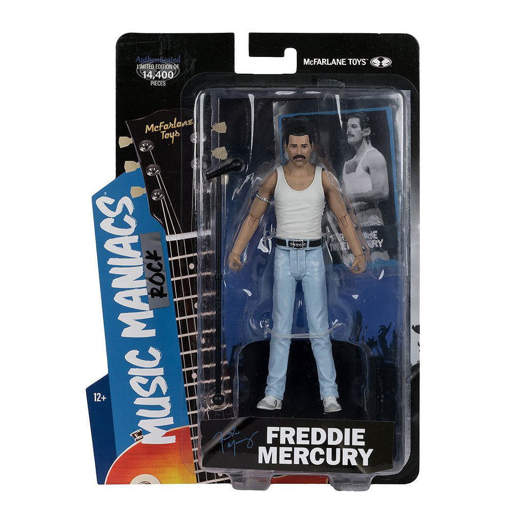 
                  
                    【予約商品】 QUEEN クイーン - Freddie Mercury 6-Inch Scale Action Figure / フィギュア・人形 【公式 / オフィシャル】
                  
                