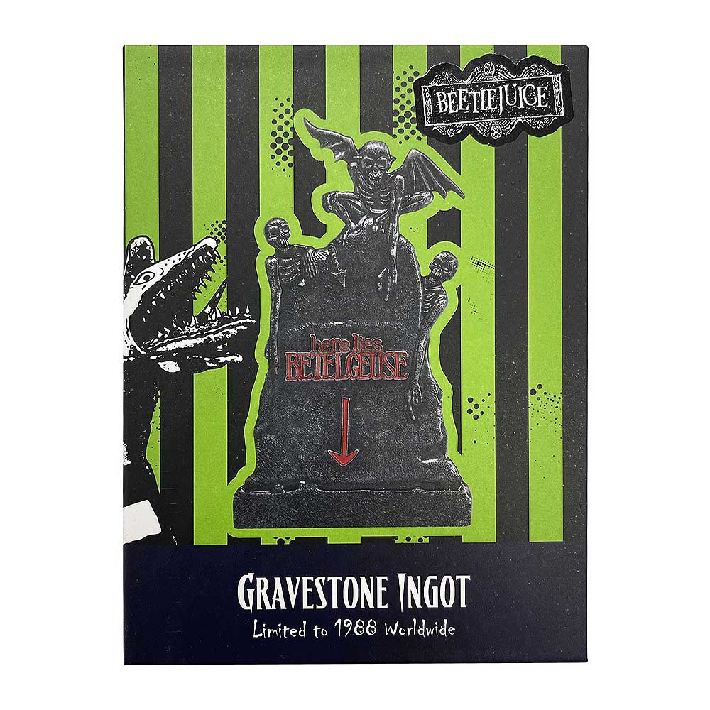 
                  
                    【予約商品】 BEETLEJUICE ビートルジュース (9月 新作公開 ) - Gravestone Ingot / Limited Edition / 世界限定1988個 / コレクタブル 【公式 / オフィシャル】
                  
                