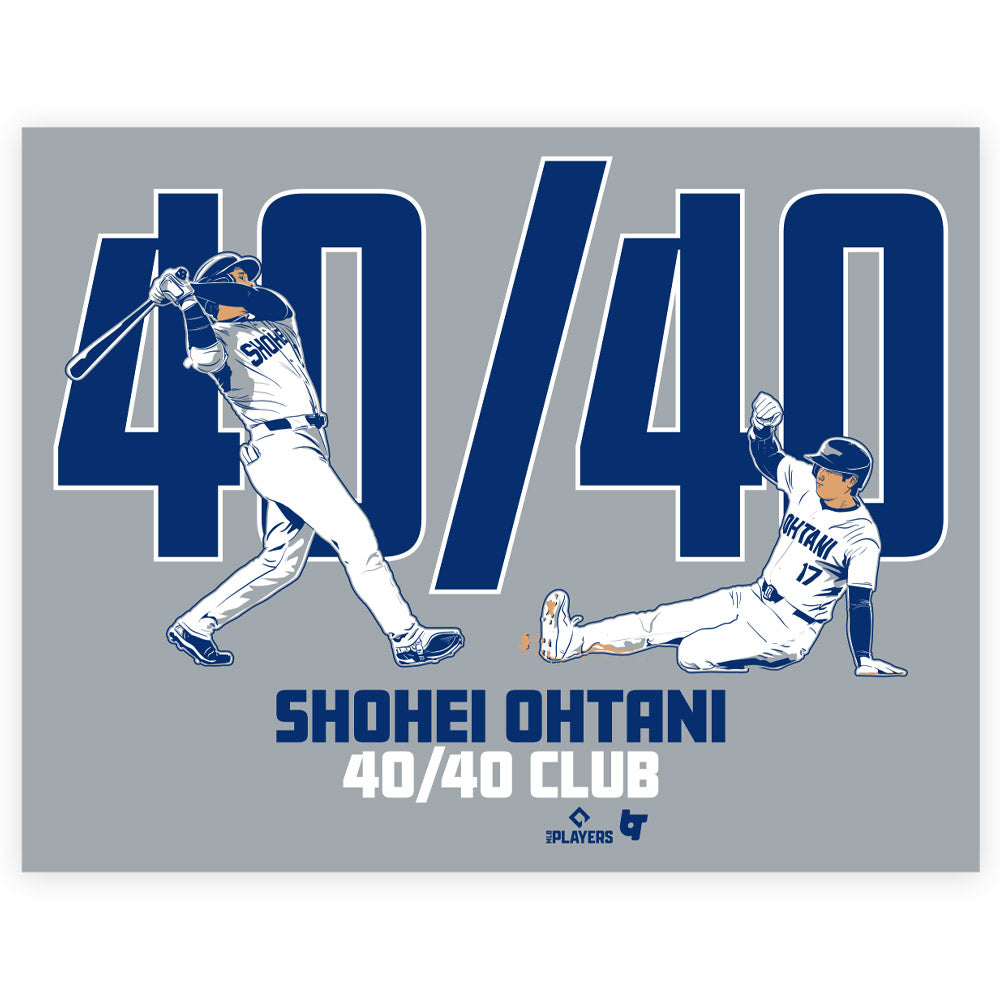 SHOHEI OHTANI 大谷翔平 - 40/40 CLUB / ステッカー 【公式 / オフィシャル】