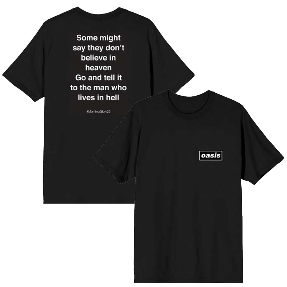 
                  
                    【予約商品】 OASIS オアシス (再結成ツアー2025 ) - Some Might Say Lyric / バックプリントあり / Tシャツ / メンズ 公式 オフィシャル
                  
                