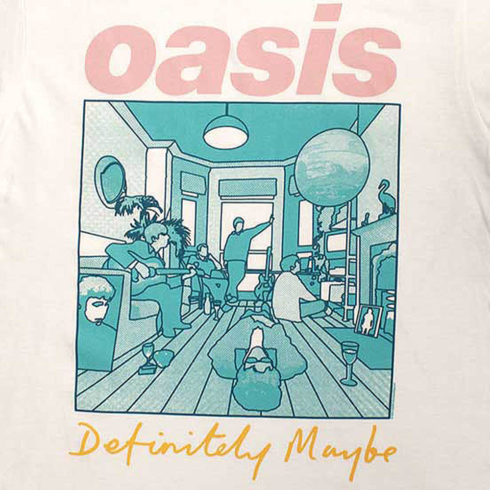 OASIS オアシス (2025 10月 来日 記念 ) - Definitely Maybe Illustration Colour / Tシャツ / メンズ 【公式 / オフィシャル】