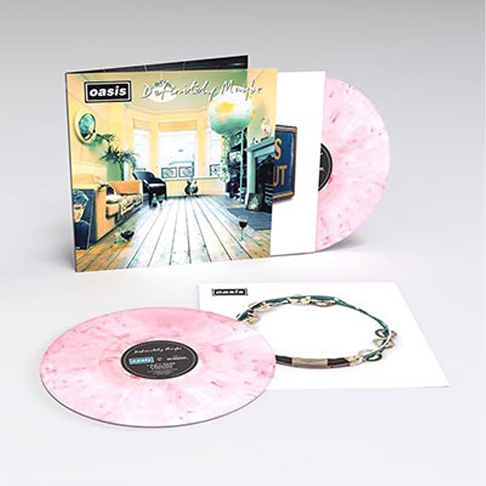 OASIS - (2025 10月 来日 記念 ) - Definitely Maybe / 30th Anniversary Edition / Pink ＆ White Marble Vinyl