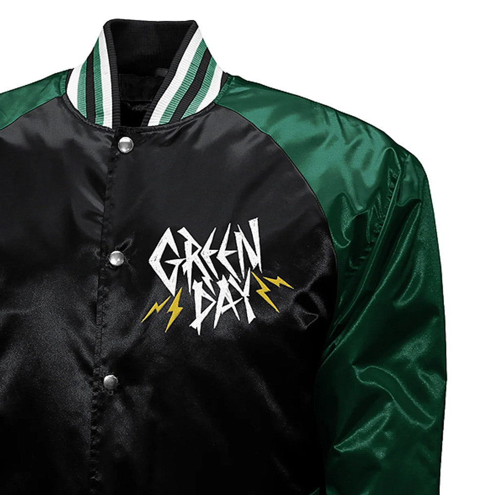 
                  
                    GREEN DAY グリーンデイ (2025年 2月 来日 ) - LOGO Satin Jacket / バックプリントあり / アウター / メンズ 【公式 / オフィシャル】
                  
                