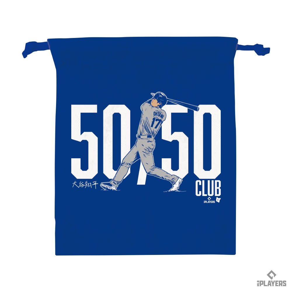 【予約商品】 SHOHEI OHTANI 大谷翔平 - 50-50 CLUB / 限定 巾着 / ポーチ 【公式 / オフィシャル】