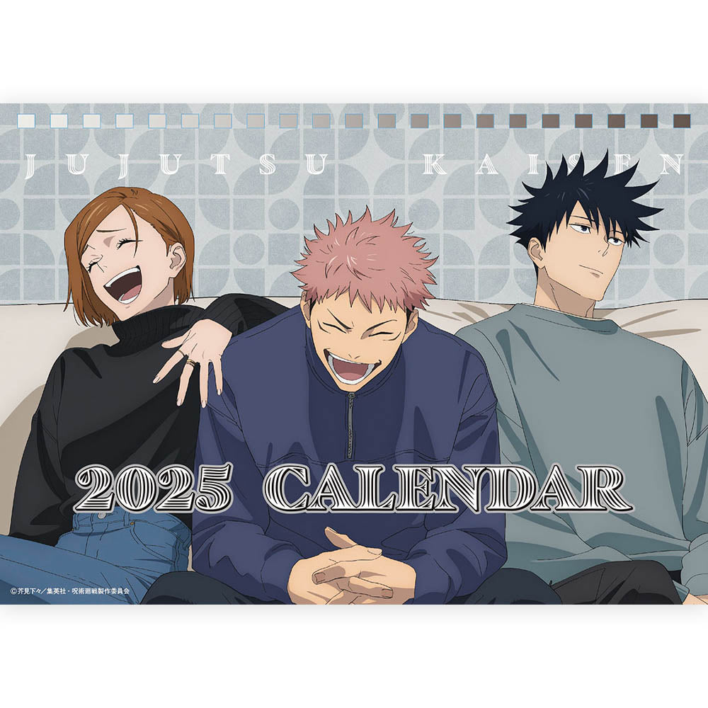 JUJUTSU KAISEN 呪術廻戦 (アニメ続編 制作決定 ) - 2025年カレンダー / 卓上 / カレンダー・ダイアリー 【公式 / オフィシャル】