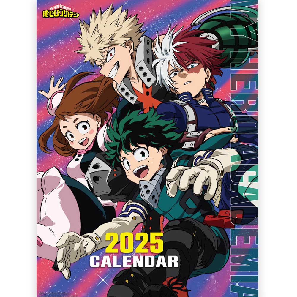 MY HERO ACADEMIA 僕のヒーローアカデミア - 2025年カレンダー / 壁掛け / カレンダー・ダイアリー 【公式 / オフィシャル】