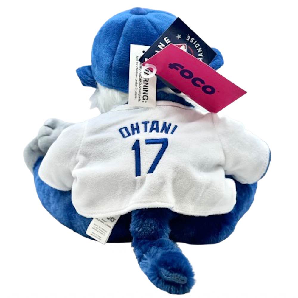 SHOHEI OHTANI 大谷翔平 - MLB公式 LOS ANGELES DODGERS 27INCH JERSEY MONKEY / HOME JERSEY / 限定 / フィギュア・人形 【公式 / オフィシャル】