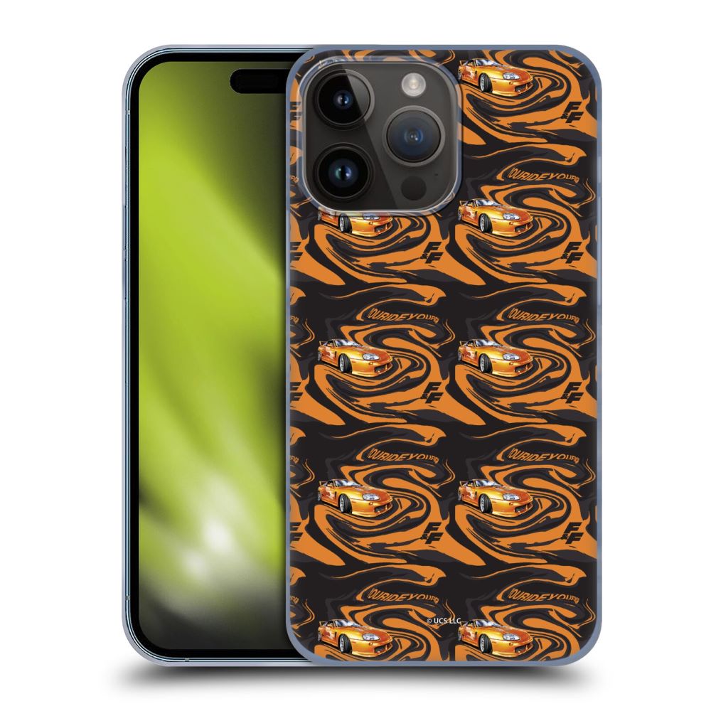 FAST & FURIOUS ワイルド・スピード - Car Pattern / Yellow Orange ハード case / Apple iPhoneケース 【公式 / オフィシャル】